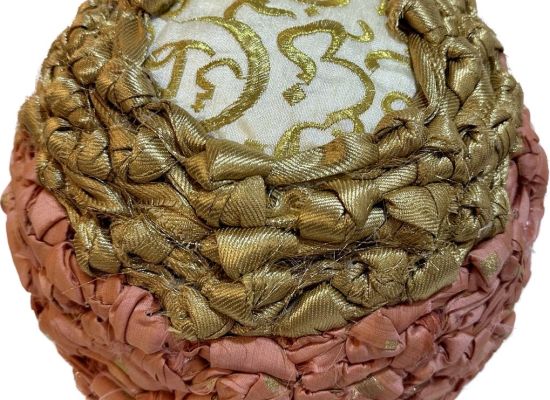 Prayer of Day Four:  Work Size: 70 cm Medium: Embroidery on fabric